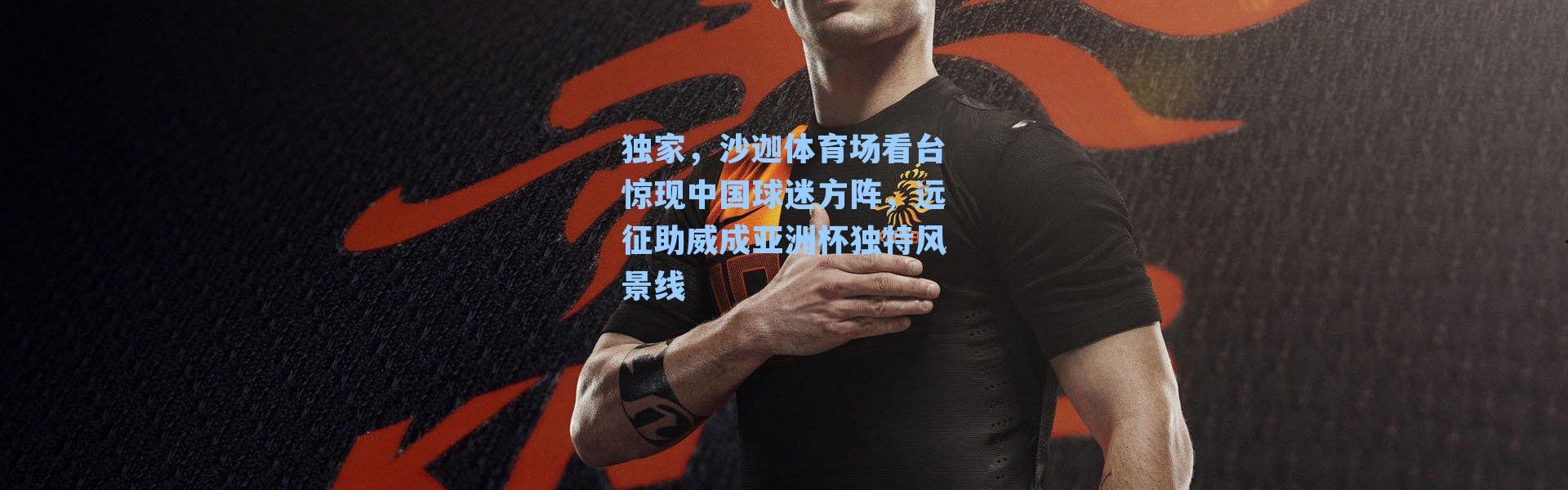 独家，沙迦体育场看台惊现中国球迷方阵，远征助威成亚洲杯独特风景线